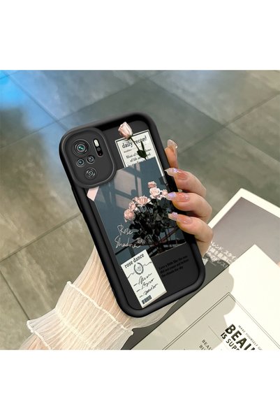 CHICASELUX حافظة Redmi Note 10 4G/Note 10S المتوافقة مع تصميم باقة الورد، غطاء من السيليكون مقاوم للصدمات
