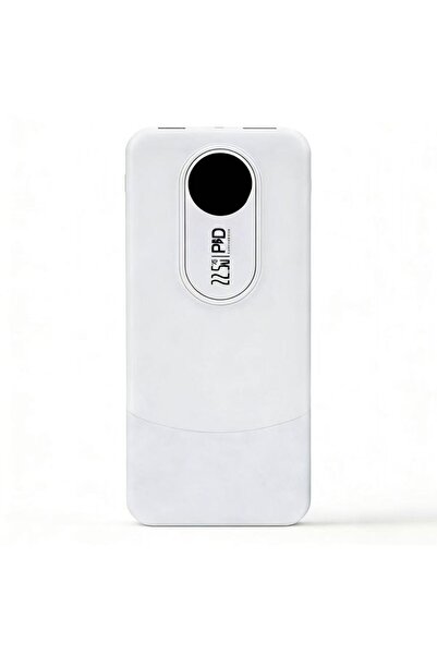 Levino Black and white fast-charging 10,000mAh power bank, 22.5W output, LED ...