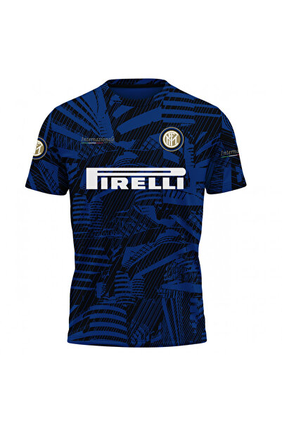 OEM Inter Milan men's short sleeve multicolor T-shirt S009