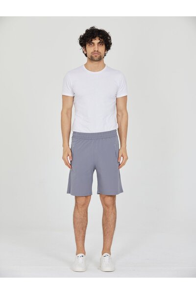 Shooter Sportswear شورت رجالي رمادي فاخر ونحيف