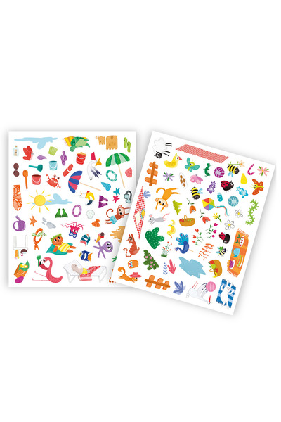 Çocuk Akademi 3 Boyutlu Stickerlı Mevsimler