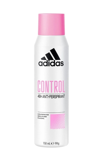 Adidas NEO بخاخ مضاد للعرق كنترول حماية 48h خالي من الكحول للنساء – 150 مل