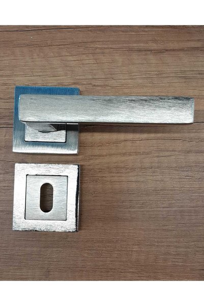 Condi Collection Lama Kare Saten Oda Aluminum Door Handle
