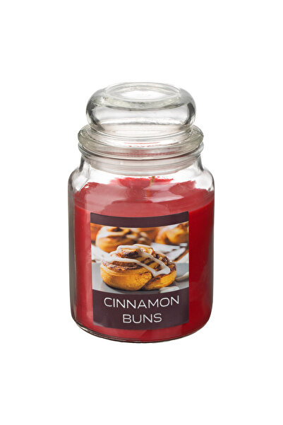 Zumzeria Lumânare parfumată roșie cu aromă de vanilie condimentată în recipie...