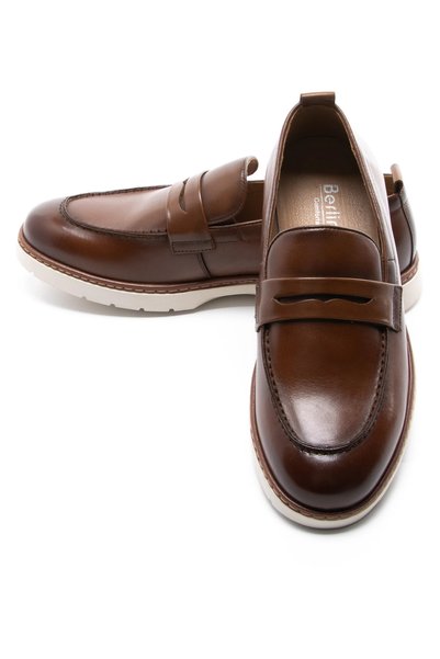 Berliner Mocasini Barbati din piele naturala Z24524-2 Maro