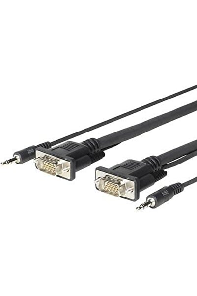VivoLink PROVGAMCS4.6 adaptor cablu video 4,6 m VGA (D-Sub) + 3,5 mm Negru