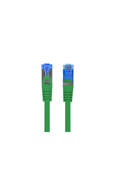 Lanberg Cablu patch Cat.6A S/FTP LSZH CCA 1.5m Verde, testat cu Fluke