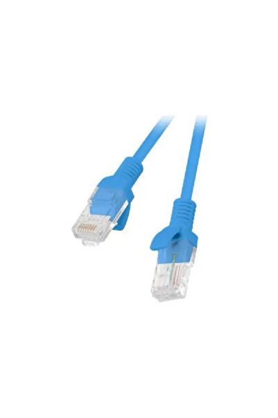 Lanberg Cablu patch Cat.5e 0.25m albastru, testat Fluke, pachet de 10 bucăți