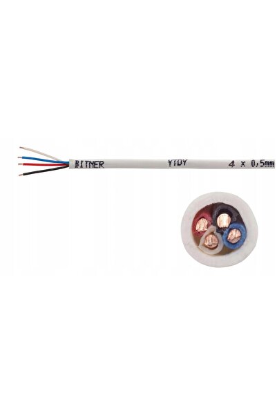 Bitner Cablu de alarmă interfon YTDY 4X0.5 - 100M