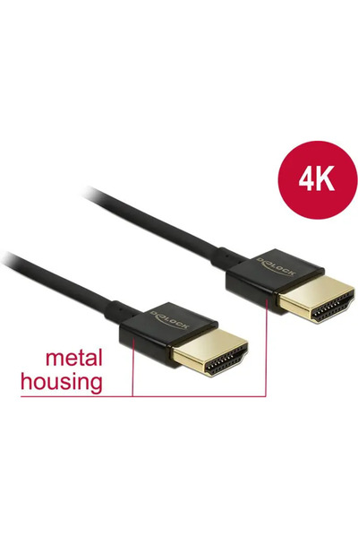 INNY Cablu Delock HDMI - HDMI 0.5m negru (84786)