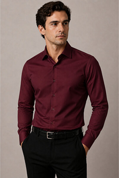 Zikuv Men's Slim Fit Shirt Long Sleeve Classic Stylish Office Casual Cotton S...