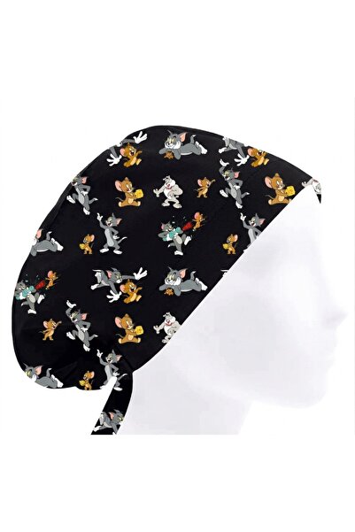 bonecim Tom and Jerry Tesettür Cerrahi Bone Siyah Doktor Bonesi Hemşire bone ...