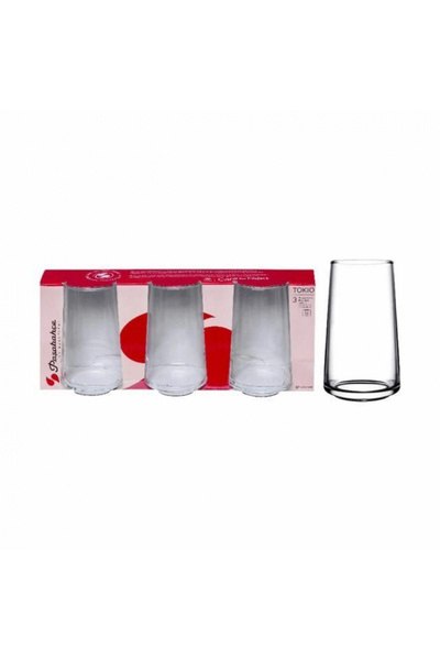 Paşabahçe 420410 Tokyo Water Cup 3-Pack 390Cc