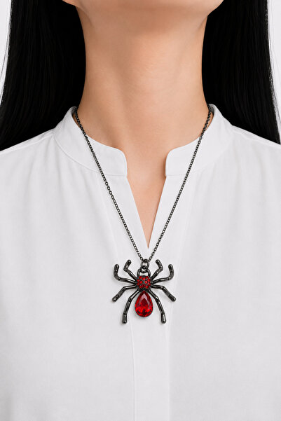 MakeWell Gothic Necklace Black Chain Gothic Design Women's Necklace Punk Rock...