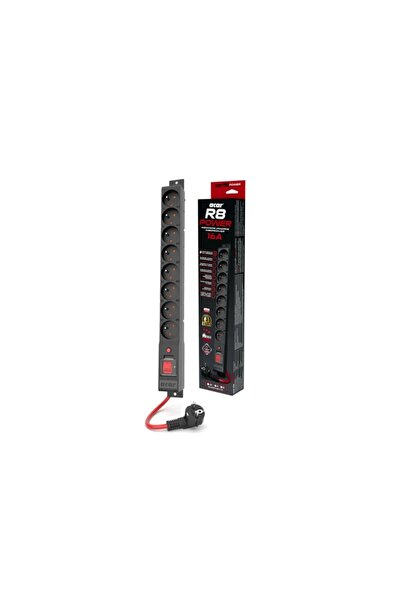 Acar Ltd Aranjează. zas. proteja. acar R8 POWER 16A, negru 1.5m W2450