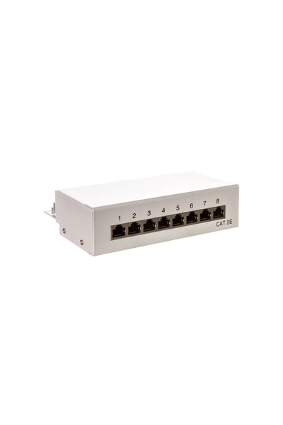 goobay Panou de patch-uri Ethernet STP cat.5e cu 8 porturi (68882)