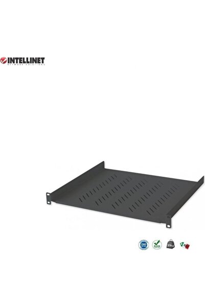 Intellinet P√≥≈Çka 1U rack de 400mm, 19 inch, 2 puncte de atașare, perforat, ...