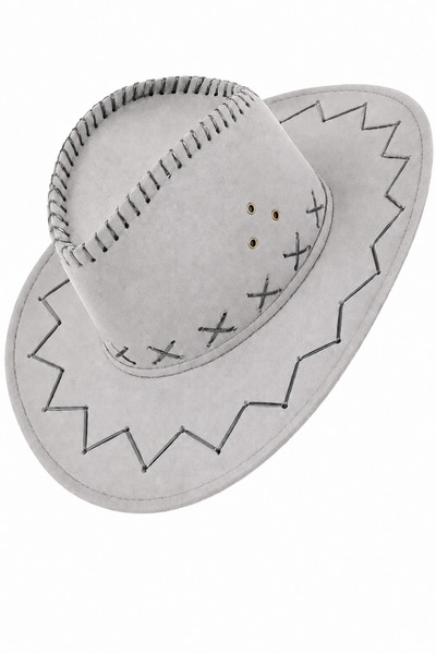 moda nokta Suede Cowboy Hat