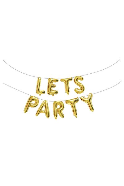 Zumzeria Lets Party Foil Balloons 3m x 35cm