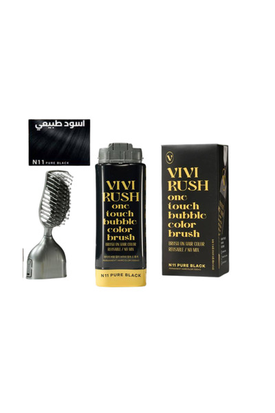 VIVI RUSH فى فى راش صبغه شعر اسودطبيعى مع فرشاه 100مل