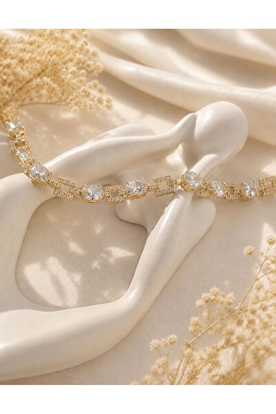Takı Talia Taşlı VIP 14K GOLD Çelik Bileklik XUPING KARARMAZ BİLEKLİKLER