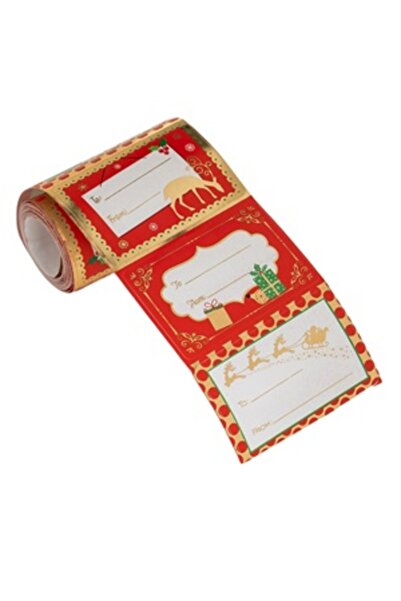 Zumzeria Autocolante cadou de Crăciun 6.5x4cm - 60 bucăți