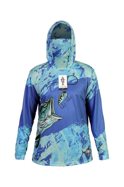 dkmoutdoor Orkw Kapüşonlu Uzun Kollu Balıkçı Ve Su Sporları Uv Korumalı Su It...