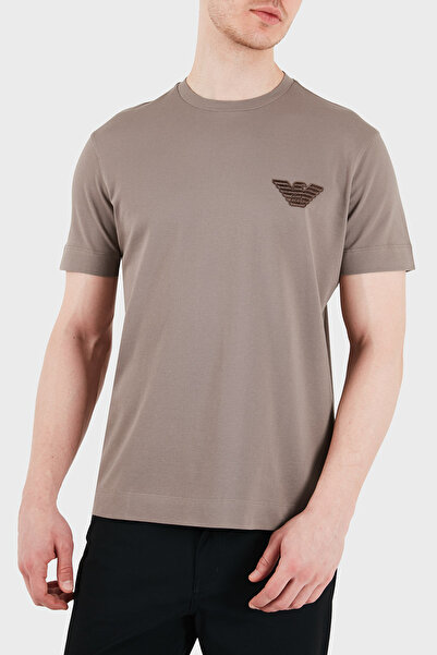 Emporio Armani Logo Cotton Regular Fit Crew Neck t Shirt Men's t Shirt Em0028...