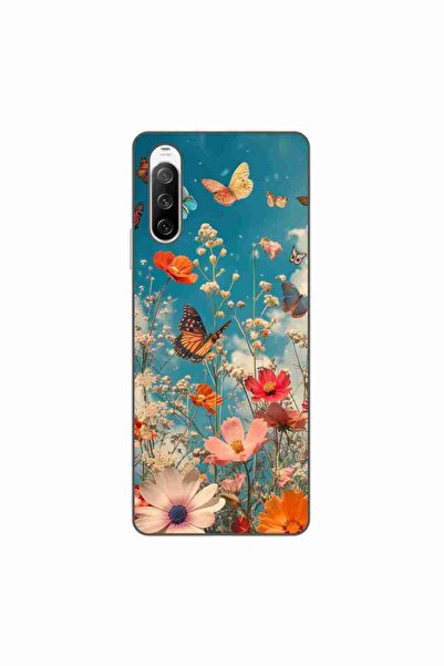 OEM Husa compatibila cu Sony Xperia 10 III Silicon Gel Tpu Model Flori si Flu...