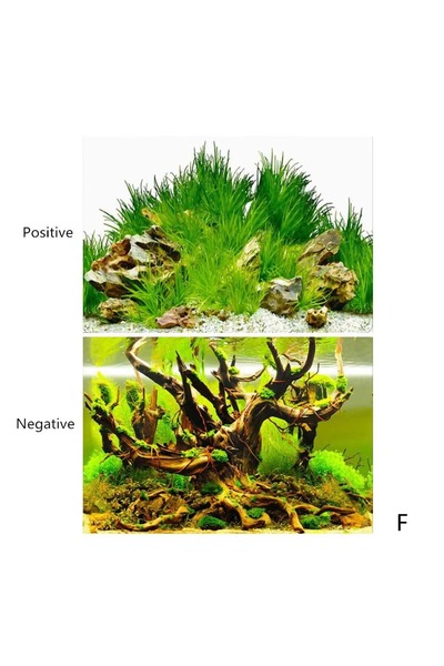 OEM Fundal Acvariu Dublu‑Fata 40×60 cm – Poster HD PVC Gros, Impermeabil, Cul...