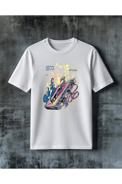COMVİCHO Original Motor Printed Oversize T-Shirt
