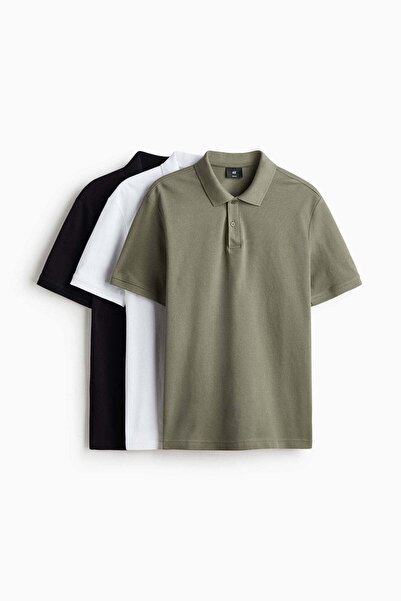 H&M 3-pack Regular Fit Polo shirts