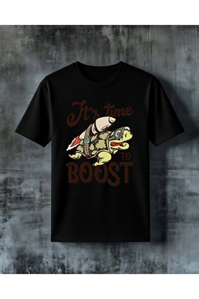 COMVİCHO It's Time to Boost Your Confidence. Printed Oversize T-Shirt.