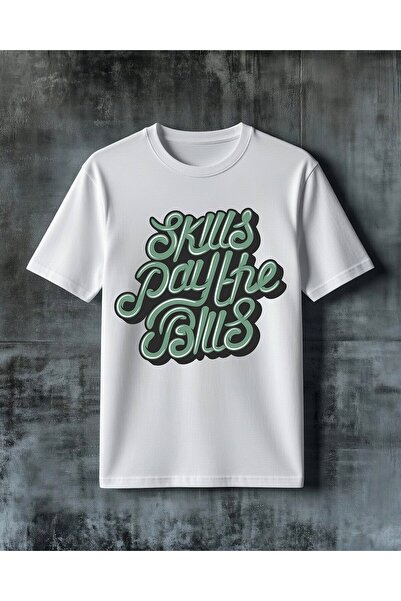 COMVİCHO Skills Paythe Printed Oversize T-Shirt