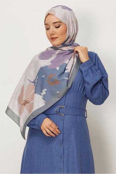 Alvina Flower-Patterned Shawl 8632