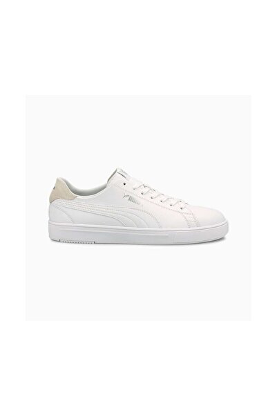 Puma Serve Pro Lite 374902-01 Ανδρικό Δερμάτινο Sneaker Λευκό/Μπέζ