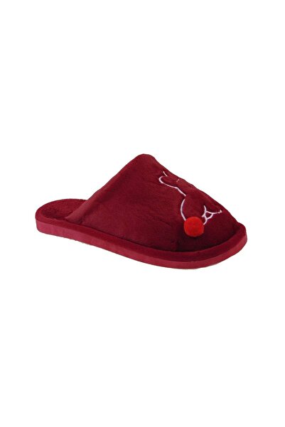OEM Tsimpolis Shoes TS812-08 Γυναικεία Παντόφλα Σπιτιού Κουνελάκι Κόκκινη