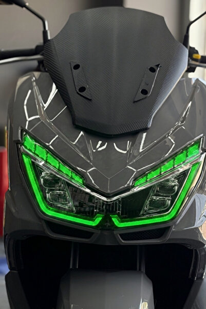 Banxtre Mondial Strada Scooter için Renkli Far Filmi Sticker Far Tasarım Film...