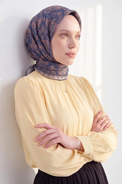 Silk Home Soft Eşarp Rûmi Gece Mavisi 90x90