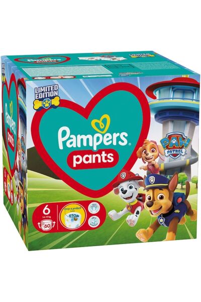 Pampers Pants Scutece-chilotel Patrula Catelusilor Marimea 6, 14-19 kg, 60 buc