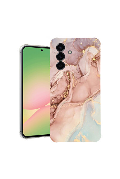 bestcase Husă Antișoc pentru Samsung Galaxy A37 5G, Marmură Roz, 3128361 AS 1253