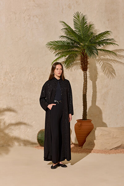 Aker Black Belted Classic Trousers