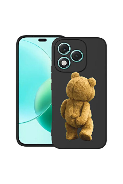 bestcase Husă TPU Ultra Subțire pentru Honor 600 Lite, Ursuleț de pluș cu des...