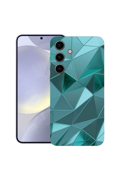 bestcase Husă TPU Ultra Subțire pentru Samsung Galaxy S26, Mozaic Verde, 3145...