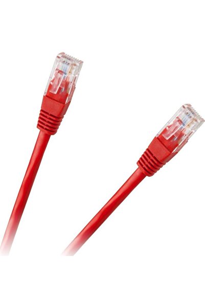 LP Cablu patch UTP 8c Plug-Plug 3.0m CCA Roșu Cat.6e