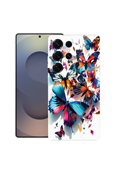 bestcase Husă TPU Ultra Subțire pentru Samsung Galaxy S26 Ultra, Fluturi Colo...