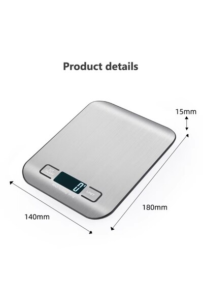 Choice 10kg WHITE LCD Dispaly Kitchen Scale Accurate Digital Scales 10kgX1g M...