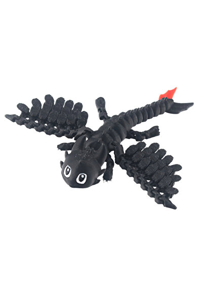 Choice S 1pc Modern dragon sculptures with adjustable joints, perfect for dec...