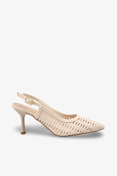 İNNABUTİKK Selures Women's Heeled Shoes - Beige