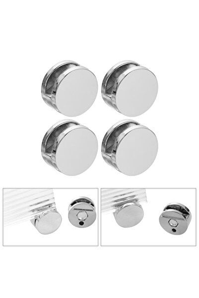 Choice1 27mm 4 Pcs Bathroom Mirror Glass Mirror Hinger Fixed Accessories Adve...